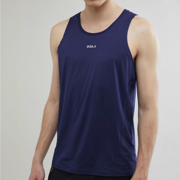 Urban Outfitters Doxa Run Navy Tank Top - Picture 1 of 7